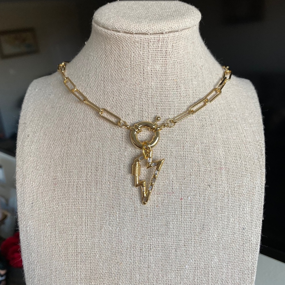 Link Chain Chocker Style Necklace